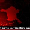 Kaymakam adaylığı sınav ilanı Resmi Gazete de Kaymakam adaylığı sınav ilanı Resmi Gazete de