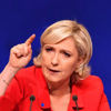 Cumhurbaşkanı adayı Le Pen AB bayrağını kaldırttı Cumhurbaşkanı adayı Le Pen AB bayrağını kaldırttı