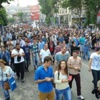 Alevi derneklerinden IŞİD protestosu Alevi derneklerinden IŞİD protestosu