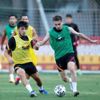 Galatasaray da Gaziantep maçının hazırlıkları devam ...