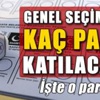 Genel seçimlere kaç parti katılacak? Genel seçimlere kaç parti katılacak?