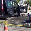 Motosiklet ile hafif ticari araç çarpıştı: 1 Yaralı Motosiklet ile hafif ticari araç çarpıştı: 1 Yaralı