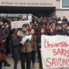 Üniversiteliler akademisyenlere sahip çıktı: AKP'den korkmuyoruz