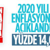 2020 yılı enflasyonu açıklandı