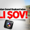 Ülkü Ocakları Başkanı'dan atlı şov Ülkü Ocakları Başkanı'dan atlı şov