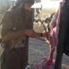 Tel Abyad'ı alan YPG'liler kurban kesti