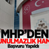 MHP'den "dokunulmazlık" hamlesi
