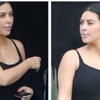 Kim Kardashian'ın karnı göründü Kim Kardashian'ın karnı göründü