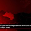 Lübnan daki gösterilerde protestocular banka şubelerini ... Lübnan daki gösterilerde protestocular banka şubelerini ...