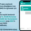 Aşı hakkınızı SMS’le öğrenin