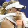 Caroline Wozniacki havlu attı Caroline Wozniacki havlu attı