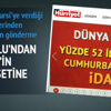 Davutoğlu'ndan Hürriyet'in şok manşetine cevap