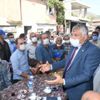 Başkan Karalar temel atma törenleri için Aladağ’da