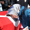 Kars şehidine veda etti