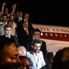 Serbest bırakılan 16 işçi Ankara'da Serbest bırakılan 16 işçi Ankara'da