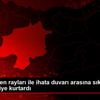 Sivas ta tren rayları ile ihata duvarı arasına sıkışan ...