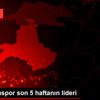 Menemenspor son 5 haftanın lideri Menemenspor son 5 haftanın lideri