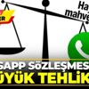 Uzmanlar WhatsApp gizlilik sözleşmesindeki büyük tehlikeyi açıkladı: Ses kayıtları... Uzmanlar WhatsApp gizlilik sözleşmesindeki büyük tehlikeyi açıkladı: Ses kayıtları...