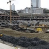 Vodafone Arena'nın çatı inşaatına başlandı Vodafone Arena'nın çatı inşaatına başlandı