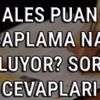 Ales Soru Cevapları 2017 Ales puan hesaplama sistemi