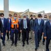 Vali Bilmez, ayakkabı fabrikası inşaatını inceledi Vali Bilmez, ayakkabı fabrikası inşaatını inceledi