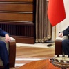 Cumhurbaşkanı Erdoğan Barzani ile görüştü Cumhurbaşkanı Erdoğan Barzani ile görüştü