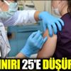 Aşı randevusunda yaş sınırı 25’e indi