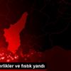 Tır daki terlikler ve fıstık yandı Tır daki terlikler ve fıstık yandı