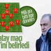 Fatih Terim'in kafasındaki Hatayspor maçı 11'i Fatih Terim'in kafasındaki Hatayspor maçı 11'i