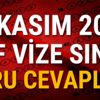 AÖF Vize Sınav Soru Ve Cevapları Yayınlandı mı? AÖF Soruları Cevapları ÖĞREN 24 Kasım 2018