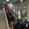 Yenikapı metrosunda kalabalık manzara dikkat çekti