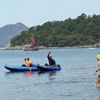 Kanoyla Ortaca'ya ulaştılar Kanoyla Ortaca'ya ulaştılar