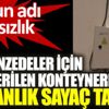 ﻿Yangınzedeler için gönderilen konteynerlere Bakanlık sayaç taktı