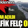 ﻿Okullar açıldı İstanbul'da trafik felç oldu