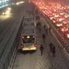 Metrobüsler durdu! Metrobüsler durdu!