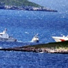 Kardak'ta çelenk krizi Kardak'ta çelenk krizi