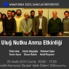 Uluğ Nutku Anma Etkinliği Uluğ Nutku Anma Etkinliği
