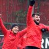 G.Birliği, F.Bahçe hazırlıklarını sürdürdü! Yağmur ... G.Birliği, F.Bahçe hazırlıklarını sürdürdü! Yağmur ...