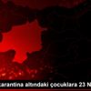 Sivas ta karantina altındaki çocuklara 23 Nisan sürprizi