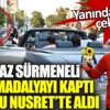 ﻿Busenaz Sürmeneli altın madalyayı kaptı soluğu Nusret'te aldı! Yanında dikkat çeken isim...