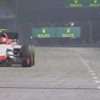 Singapur Grand Prix'inde inanılmaz olay! Piste girdi... Singapur Grand Prix'inde inanılmaz olay! Piste girdi...