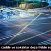 Bağlar da cadde ve sokaklar dezenfekte edildi