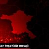 Beşiktaş tan teşekkür mesajı Beşiktaş tan teşekkür mesajı