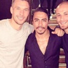 Podolski ve Töre'nin et keyfi Podolski ve Töre'nin et keyfi