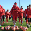 Samsunspor'da maç hazırlıkları Samsunspor'da maç hazırlıkları