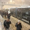 Metrobüs yolu yaya yoluna döndü Metrobüs yolu yaya yoluna döndü