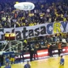 Maccabi'den Galatasaraylıları kızdıracak pankart! Maccabi'den Galatasaraylıları kızdıracak pankart!