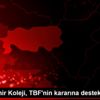 Bahçeşehir Koleji, TBF nin kararına destek verdi