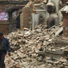 Nepal'i yıkan deprem anı kamerada Nepal'i yıkan deprem anı kamerada
