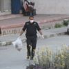 Çevre temizliği yapan polis takdirle karşılandı